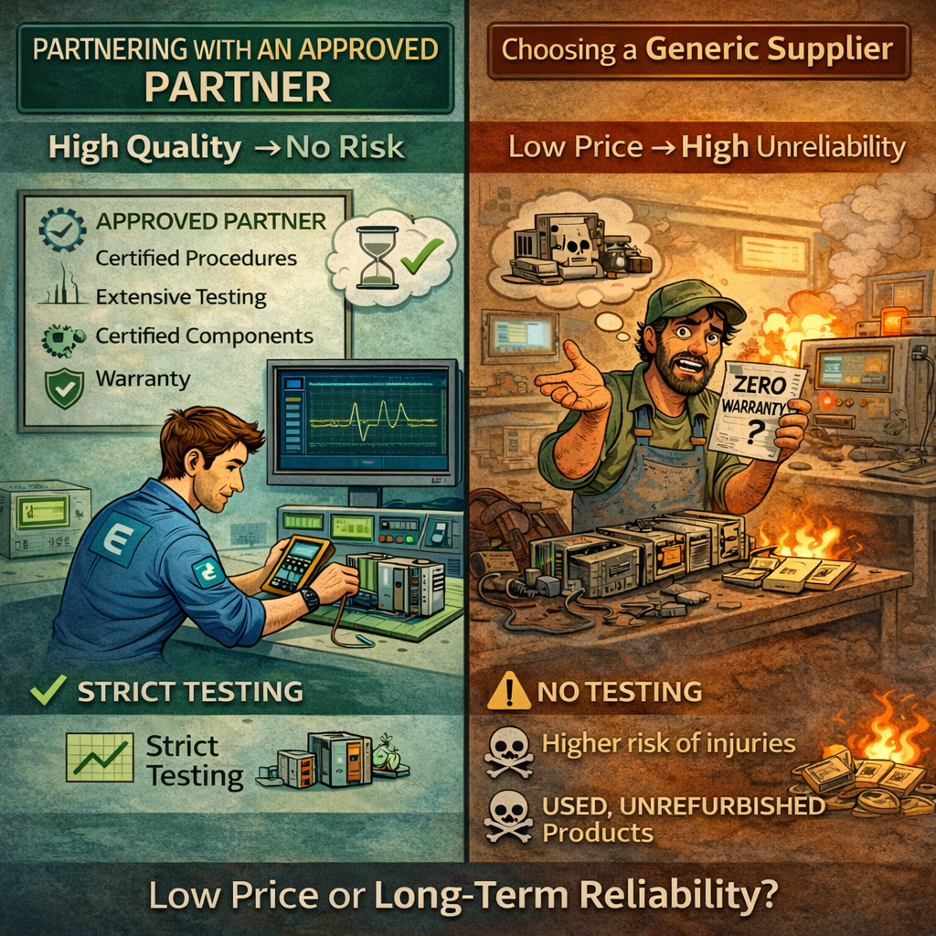 Focus on hidden costs and risks of non certified suppliers